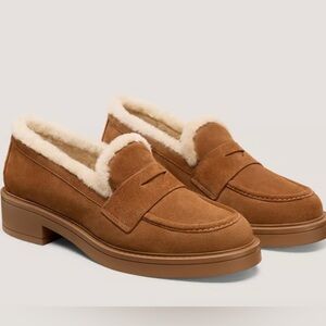 🤎 👞 Stuart Weitzman Celia Lite Shearling Loafer 👞 🤎